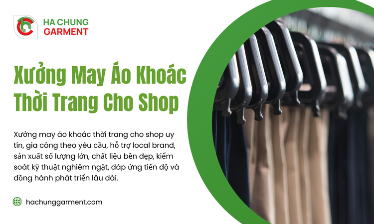 Xưởng May Áo Khoác Thời Trang Cho Shop